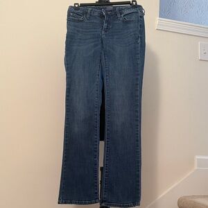 New York & Company Dark Blue Flare Jeans